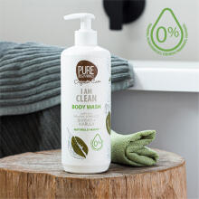Pure Beginnings Body Wash I am clean Art.251270 skin-restoring shower gel with baobab, rooibos, marula and prebiotics, 500 ml