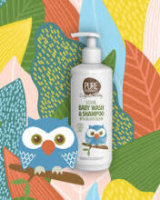 Pure Beginnings Kids Baby Wash Art.251277 bezziepju ādas mitrinošs, nomierinošs un atjaunojošs ķermeņa un matu mazgāšanas līdzeklis ar nomierinošu meža aromātu, 500 ml