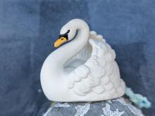 Natruba Bath Toy Peacock Art.251332 handmade biodegradable natural rubber chemical-free chew and bath toy green Floating Peacock, 0+ years old