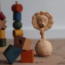 Natruba Ocean Rattle Art.251333 Прорезыватель из 100% натурального (природного) каучука,2 шт