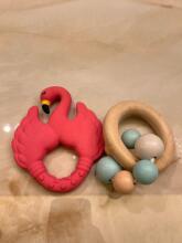 Natruba Rubber Rattle Art.251338  Прорезыватель из 100% натурального (природного) каучука