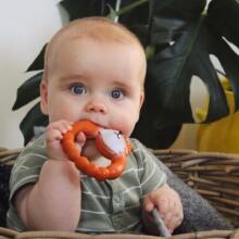 Natruba Rubber Rattle Art.251343  Прорезыватель из 100% натурального (природного) каучука