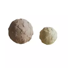Natruba Rubber Sensory Balls Art.251351 Zobu graužāmais bumbas no 100% naturāla (dabas) kaučuka