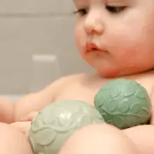 Natruba Rubber Sensory Balls Art.251351 Zobu graužāmais bumbas no 100% naturāla (dabas) kaučuka
