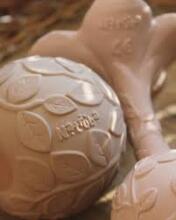 Natruba Rubber Sensory Balls Art.251353 Teether made of 100% natural rubber
