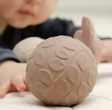Natruba Rubber Sensory Balls Art.251355 Zobu graužāmais bumbas no 100% naturāla (dabas) kaučuka