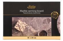 Доска для подачи Maku мраморная русская 30x20 см