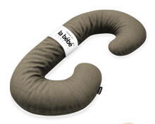 La Bebe™ Maternity Linen Pillow Sì -Duo Art.246510 Льняная ткань. Многофункциональная подушка/подкова для беременных  с наполнителем memory foam