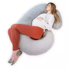 La Bebe™ Maternity Pillow Sì - Duo Art.246516 Linen fabric. Multifunctional maternity pillow with memory foam filling