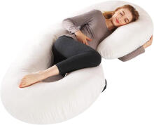 La Bebe™ Maternity Pillow Sì - Duo Art.227037 100% cotton. Multifunctional maternity pillow with memory foam filling