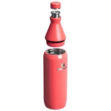 Термос The All Day Slim Bottle 0,6 л глянцевый кораллово-красно-оранжевый