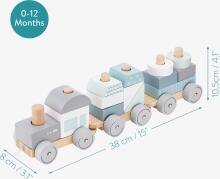 Navaris Wooden Train Art.55243.01 Koka vilciens ar noņemamām figūrām - klučiem