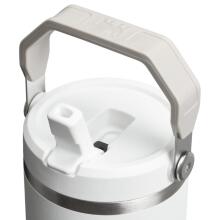 Termokrūze ar salmiņu The IceFlow Flip Straw 2.0 Tumbler 0,89L balta