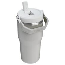 Термокружка с трубочкой The IceFlow Flip Straw 2.0 Tumbler 0.6L светло-серая