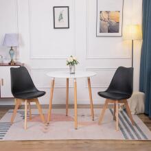4 dzīvojamās istabas un ēdamistabas krēslu komplekts ar ekoloģisko ādu ModernHome