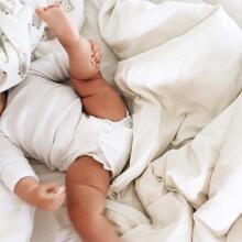 La Bebe™ Baby Set Art.9-07-34 White Bērnu komplektiņš no 3 daļam