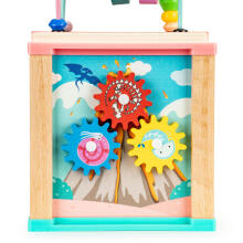 Wooden educational cube, mula sorter ECOTOYS