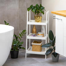 Bedside table bookcase 3 shelves ModernHome