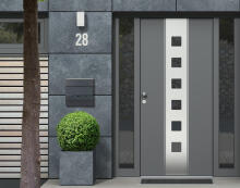 Newspaper letter mailbox made of galvanized steel