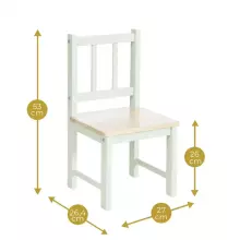 Geuther Activity Seating Set Art.2413SET_GRNA Bērnu koka komplekts galds un krēsli