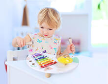 Стол с музыкальными инструментами стол с тарелками +18м ECOTOYS
