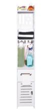 Bathroom cabinet, shelf, white column, 120 cm