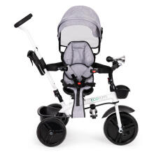 360° Rotating Tricycle with Canopy Grey ECOTOYS