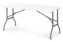 Folding Catering Banquet Garden Table 153 cm White MultiGarden