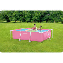 Large rectangular frame garden pool 220 x 150 cm INTEX 28266