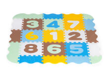 Educational foam mat puzzle playpen for children