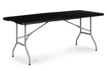 Folding Catering Banquet Garden Table 153 cm Black MultiGarden