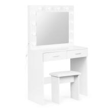 Modern Home Toilet Table Art.CHDT03 Liels mūsdienīgs kosmētikas tērpu galds ar spoguli un atvilktnēm