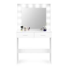 Modern Home Toilet Table Art.CHDT03 Liels mūsdienīgs kosmētikas tērpu galds ar spoguli un atvilktnēm