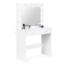 Modern Home Toilet Table Art.CHDT03 Liels mūsdienīgs kosmētikas tērpu galds ar spoguli un atvilktnēm