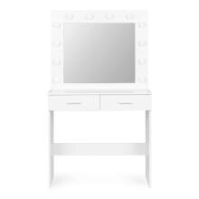 Modern Home Toilet Table Art.CHDT03 Liels mūsdienīgs kosmētikas tērpu galds ar spoguli un atvilktnēm