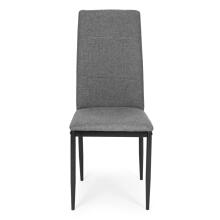 4 ēdamistabas un viesistabas krēslu komplekts - pelēks