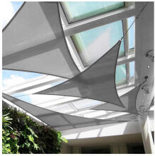 Sunshade sail waterproof canopy 5x5x5m ModernHome - gray