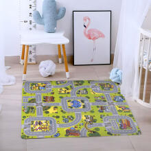Большой EVA коврик для детей Город 90.5x90.5 см 21 шт ECOTOYS