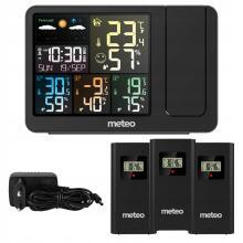 Weather station with DCF 3 sensors laser projector
