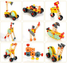Wooden workshop for children tool table ECOTOYS