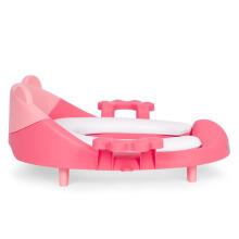 Eco Toys Art.PP104 Pink Tualetes sēdeklis bērniem ar rokturiem, mīksts spilvens, rozā,