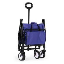 Beach transport garden trolley, foldable, blue, 48x90 cm, MultiGarden