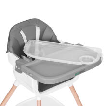 Bērnu barošanas krēsls 2-in-1, pelēks, ECOTOYS