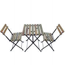 Acacia Wood Garden Furniture Set – Table and 2 Chairs