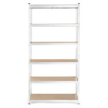Стеллаж 222x110x50 см из оцинкованной стали, 6 полок, грузоподъемность 1050 кг ModernHome