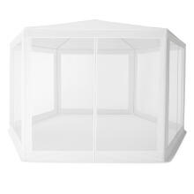 Садовый павильон-тент 2x2x2 м с москитной сеткой белый MultiGarden
