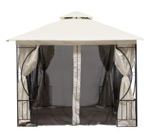 Mosquito Net for Garden Pavilion 3x3 m with Zipper Closures MultiGarden