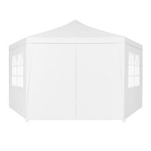 Dārza tirdzniecības paviljons telts 2x2x2 m ar logiem balta MultiGarden