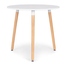 Mūsdienu koka galds virtuvei un viesistabai, 80 cm