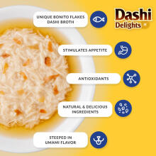 INABA Dashi Delights Vistas gaļa buljonā - cienasts kaķiem - 70g